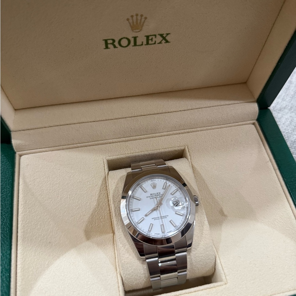 Rolex Datejust 41 White Dial